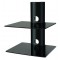 BEST 2-Deck Wall Mount Receiver Shelfing Unit