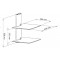 BEST 2-Deck Wall Mount Receiver Shelfing Unit