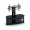 BEST Wood Home Theater Stand with 37-60" TV Mount